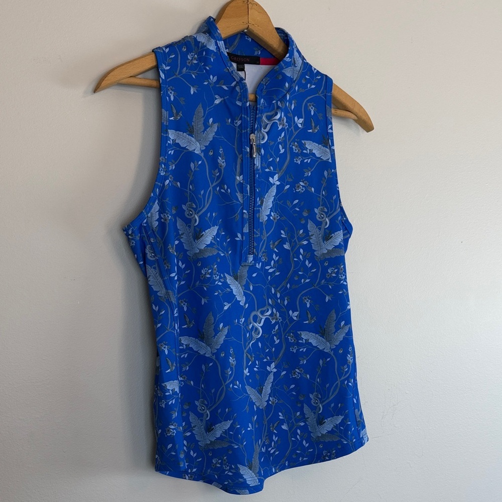 Greyson MALIBLOOM SLEEVELESS VESTA MOCK NECK TOP women’s size medium